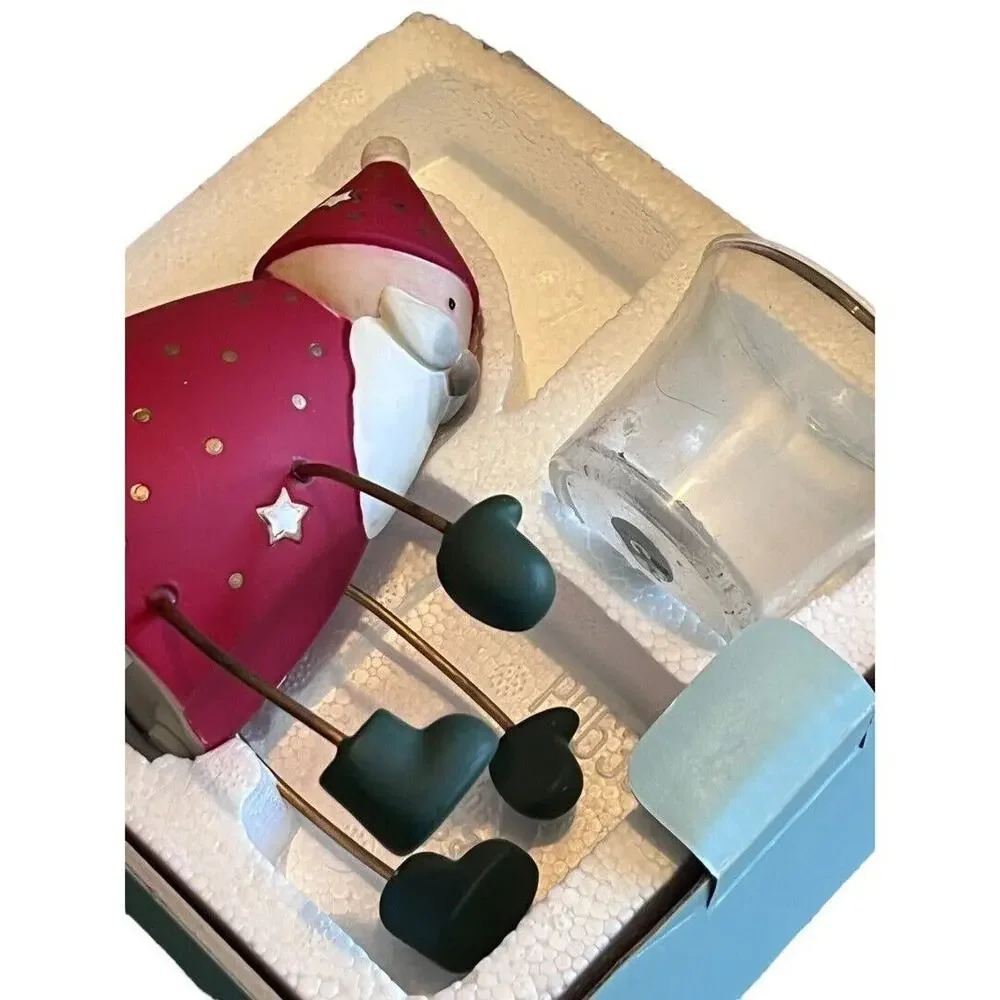 Party Lite Holiday Cheer Votive Holder Santa Claus Tea Light - Picture 7 of 14
